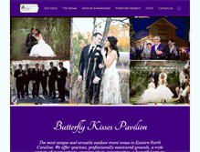 Tablet Screenshot of butterflykissespavilion.com